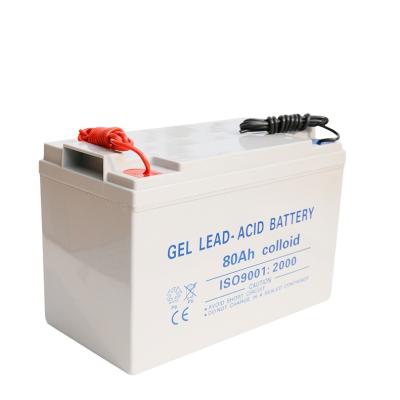 China 12V 80Ah Home Appliances Battery For Solar Panel for sale