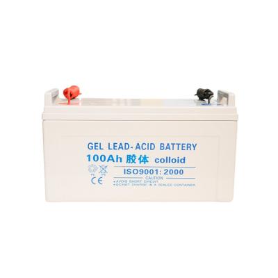 China Cheap Home Appliances Lead Acid Gel Solar Sealed Deep Cycle 12v 100ah Battery for sale