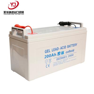 China Home Appliances Deep Cycle Maintenance Free Solar Gel Battery 12v 200ah For Solar System for sale