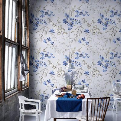 China Modern High Quality Mold Plastic Flower Designs 3D Wallpapers / Wall Covering for sale