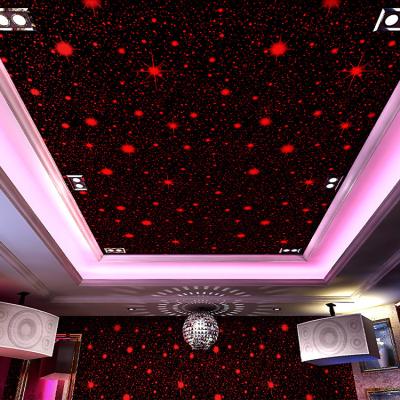 China 2021 Canton wall ceiling decoration modern nightclubs dance hall and bar shinning 3D wallpaper for sale