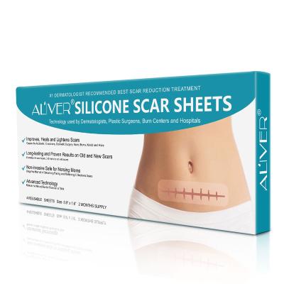 China Scar Removal ALIVER Face Belly Leg Scar Removal Effective Treatment Scar Removal Surgical Silicone Sheet Body Skin Repair Scars for sale