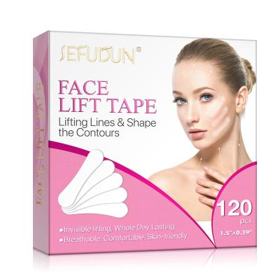 China SEFUDUN American and European invisible facial massage lifting correction, skin firming anti wrinkle face lift tape, anti wrinkle patches for face lift for sale