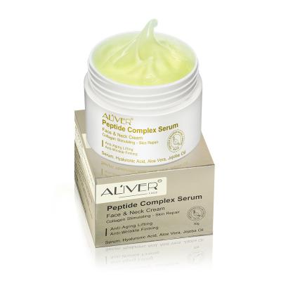 China ALIVER Anti Aging Face Care 30g Moisturizing Anti Aging Clumping Skin Brightening Whitening Vitamin C Peptides Anti Wrinkle Face Cream for sale