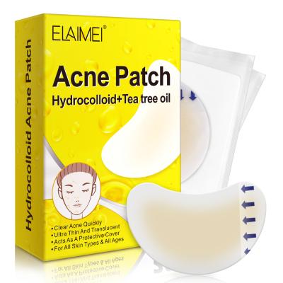 China High Quality Skin Revitalizer ELAIMEI Wholesale Private Label Acne Spot Pimple Remover Patches Hydrocolloid Acne Patch for sale