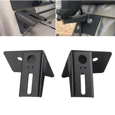 China Windshield Hinge A-Pillar Lower Corner Accessories Work Led Bar Lights Brackets For Jeep Wrangler JK III Wrangler 2007-2016 for sale