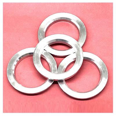 China 4pcs Aluminum Alloy Car Wheel Center Hole Collar 66.6-57.1mm Hub Ring For VW Mercedes Mercedes for sale