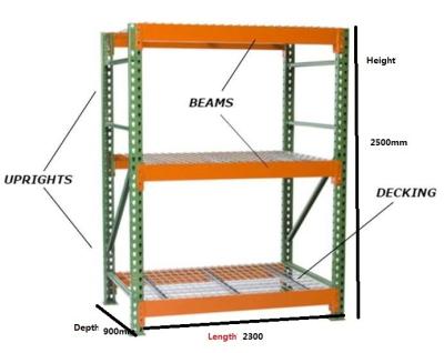 China Corrosion Protection Teardrop Wire Mesh Decking American Standards Pallet Shelving Shelving for sale