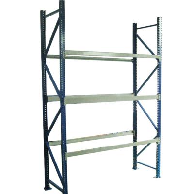 China Corrosion Protection Adjustable Easy Install Warehouse Shelves Light Weight 5 Tier Goods Storage Rack Rivet Shelves for sale