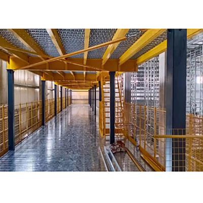 China Corrosion Protection Customized Industrial Steel Support Cold Storage Mezzanine Shelf Floor Shelf for sale