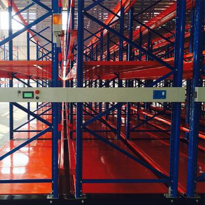 China Anti-Corrosion Protection High Space Utilization Mobile Pallet Racking Rate Warehouse Racking Systems Electric Pallet Racking System For Warehousing for sale