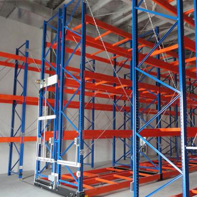 China Anti-Corrosion Protection Factory Certificated Motor Driven Warehouse Racking Systems Adjustable Electric Pallet Rack for sale