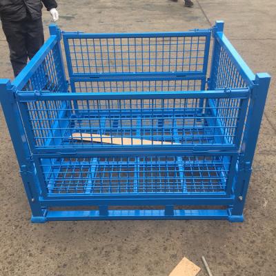 China Q235 Steel Warehouse Nanjing Storage Pallet Stackable Steel Pallet Bin for sale