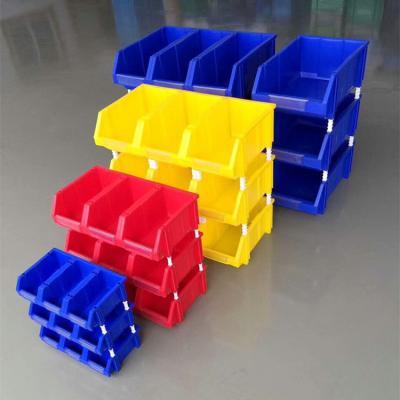 China Small Plastic Tool Plastic Stackable Hardware Warehouse Bin Parts Storage Bin Storage Box for sale