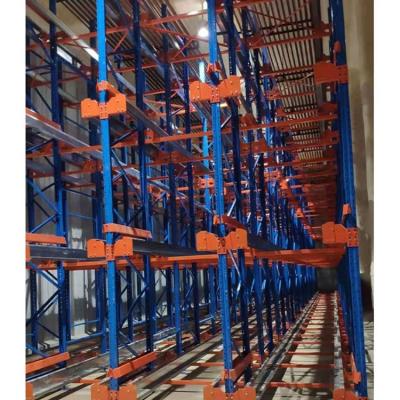 China Industrial Radio Rack System Corrosion Protection Wholesaler Shuttle Warehouse Steel Frame Pallet Rack for sale