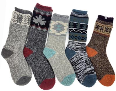 Chine Le mélange de jacquard des chaussettes des hommes géniaux extérieurs rejette des dames de chaussettes à vendre