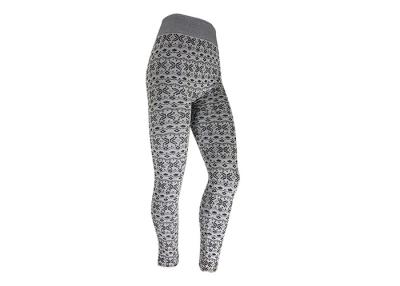 Chine Leggings doublés en molleton de flocon de neige en polyester et élasthanne pour femmes à vendre