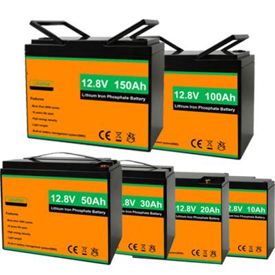 China Lifepo4 solar system battery 12v/24v 150Ah 200Ah 280Ah 300Ah BMS lifepo4 battery packs replace SLA battery lithium ion batteries for sale