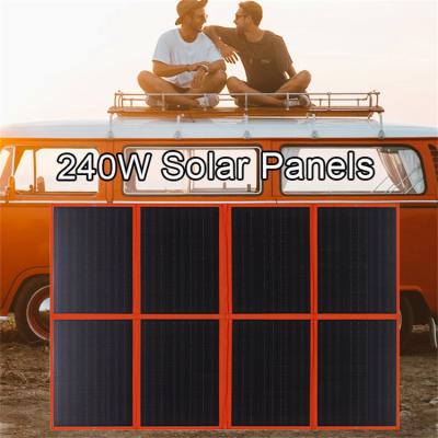 China Smartphone Fast Shipping Monocrystalline Solar Power Charger Foldable Solar Panel 100w Charger For Camping Flexible Solar Panels for sale