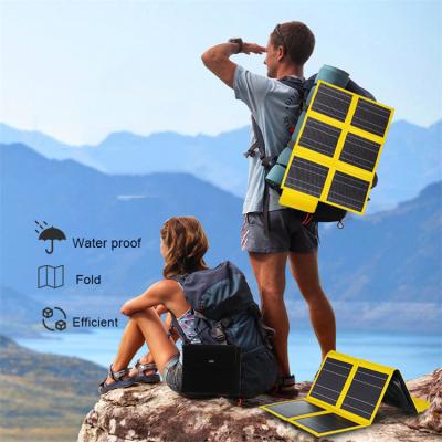 China Foldable Solar Panel 12v 100w 30w Solar Cell Power Charger Panels Smartphone Mobile Mini Flexible Portable Outdoor Thin Flim Etfe for sale