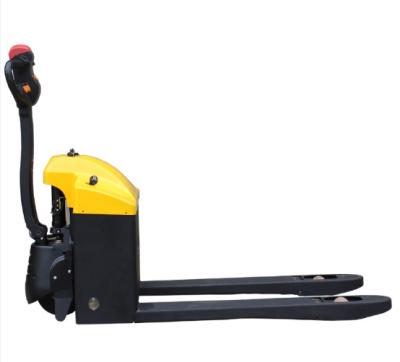 China Hot Selling 1.5 Ton Small Electric Pallet Truck Maintenance Free Battery ELEP-15 Restaurant Integrated Charger With DC Motor for sale