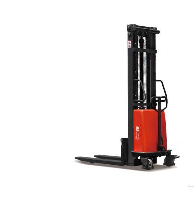 China Restaurant 1000KG-2500KG Semi Electric Pallet Stacker Lift Height 1.6m~3.5m Semi Electric Pallet Forklift for sale