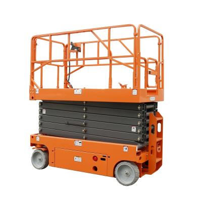 China Restaurant EVERLIFT FSJY1214 PROFELLED 300KG 12M AERIAL WORK PLATFORM SELF-LIFT SCISSOR LIFT for sale