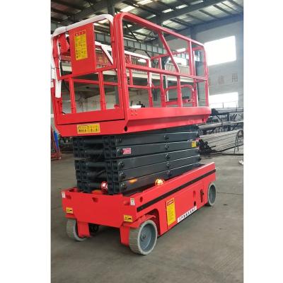 China Restaurant Electric Scissor Lift FSJY0810 Max.1000mm Aerial Work Platform Rental Scissor Lift For Sale for sale