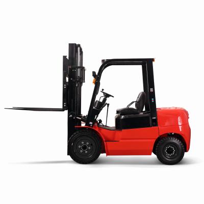 China Restaurant 2T 2.5T 3T EVERLIFT FD35T Diesel Forklift Max Lift Height 6m 3m 4m 5m With Side Clutch for sale