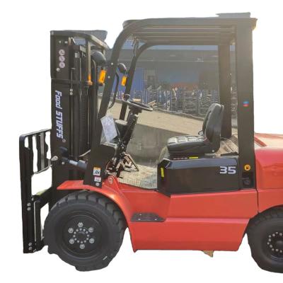 China Diesel Restaurant 3.5T FD35T EVERLIFT FORKLIFT TRUCK 3m 3.5m 4m 4.5m 5m Max Lift Height 6m With Side Clutch for sale