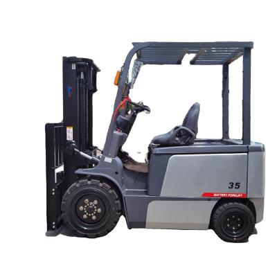 China Restaurant 1 Ton 1.5 Ton Electric Forklift With Side Clutch 3M-6m Max Mast for sale