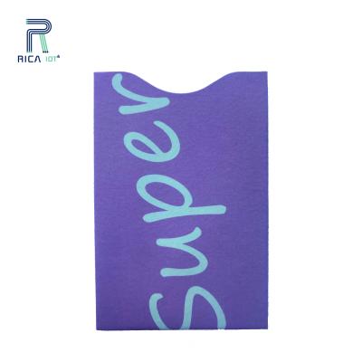 China Hot Selling Waterproof / Waterproof RFID Paper Sleeve For ID Card Protection for sale