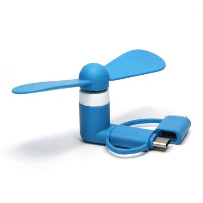 China Mini Fashion Mini Cooler Rotating Fan for Mobile Phone 3 in 1 Usb Mini Fan for sale