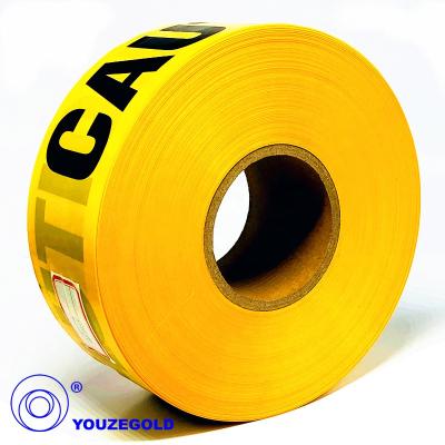 China Yellow PE Warning Device Caution Tape for sale