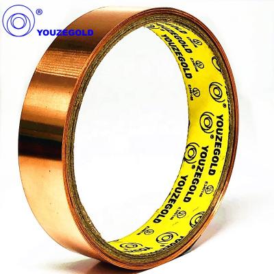 China Guitar EMI Foil Electrical Conductive Copper Strip for Guitar and Snail Fence for sale