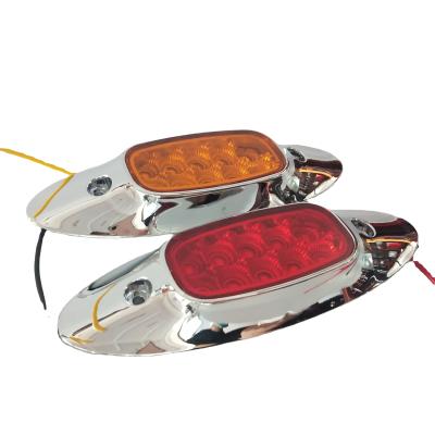 China PC+ABS high brightness low power 10-30v led truck trailer side light trailer led np300 truck tail light for sale