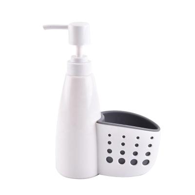 China Sustainable High Quality Sink Sider Soap Dispenser With Plastic Sponge Holder Sink Cart for sale