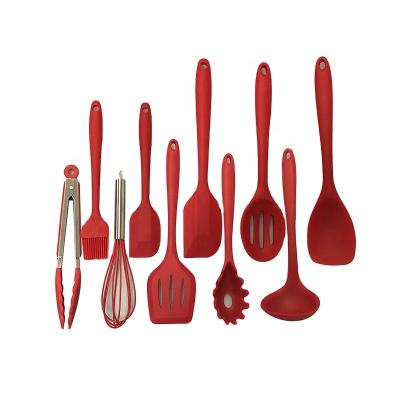 China Sustainable Silicone Kitchen Utensil Set , 10pcs Silicone Tools In Kitchen for sale