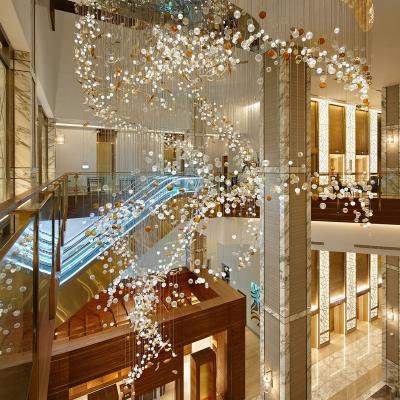 China Designer Decoration Marketing Center Modern Contemporary Classic Pendant Lights Led Chandelier Crystal Modern Luxury Circle Gold for sale