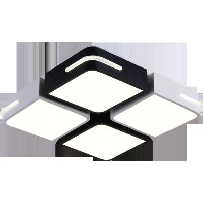 China Durable Ultra Slim Mount Ceiling Light Flush Mount, Flicker Free Square LED Ceiling Lamp Fixture for sale