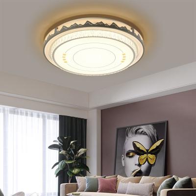 China Modern Minimalist LED Indoor Round Ceiling Light With Remote Control Dimming Led Outdoor Ceiling Lamp for sale