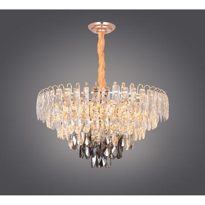 China Modern Luxury Chandelier Hotel Meeting Room Gold Acrylic Office Lighting Ceiling Lamp for sale