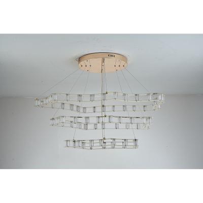 China Modern Original Classic Creative Colosseum Terrace Layered Design Chandelier Lighting Support Dimming Lamps for sale