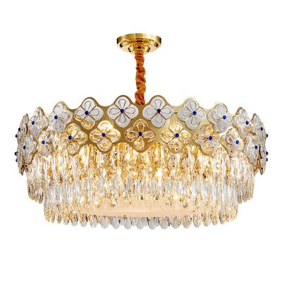 China High Efficiency Direct Selling New Arrival Light Crystal Chandelier Luxury Living Room for sale