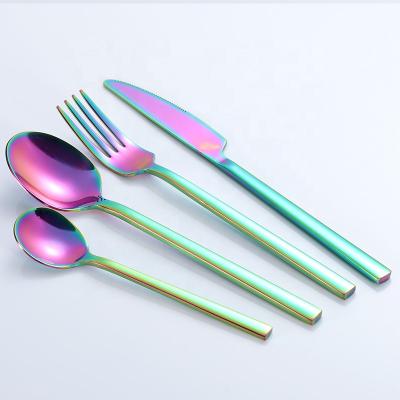 China Disposable Luxury Edible Stainless Steel Cutlery Set , Stainless Steel Flatware For Hotel for sale