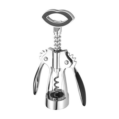 China Gift Viable Luxury Custom Made Zinc Alloy Stainless Steel Rabbit Corkscrew Wine Opener Bottle Set for sale