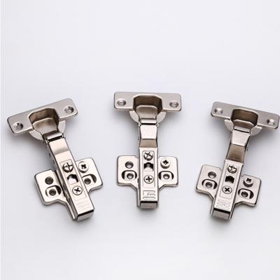 China Modern Furniture Hardware 3D Clip On Steel Soft Close Cabinet Hinge for sale