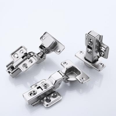 China Modern Furniture Hardware Hinge 35 Mm Shielding Full Covered Clip On Soft Close Hydraulic Sideboard Hinge for sale