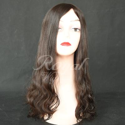 China Factory Price Free Style Virgin Brazilian Hair Brown Sheitels for sale