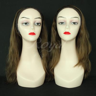 China Mix 10 Color 8 Natural Straight Wavy Sports Wig Blonde Wavy Sport Wonder Jewish Wig for sale